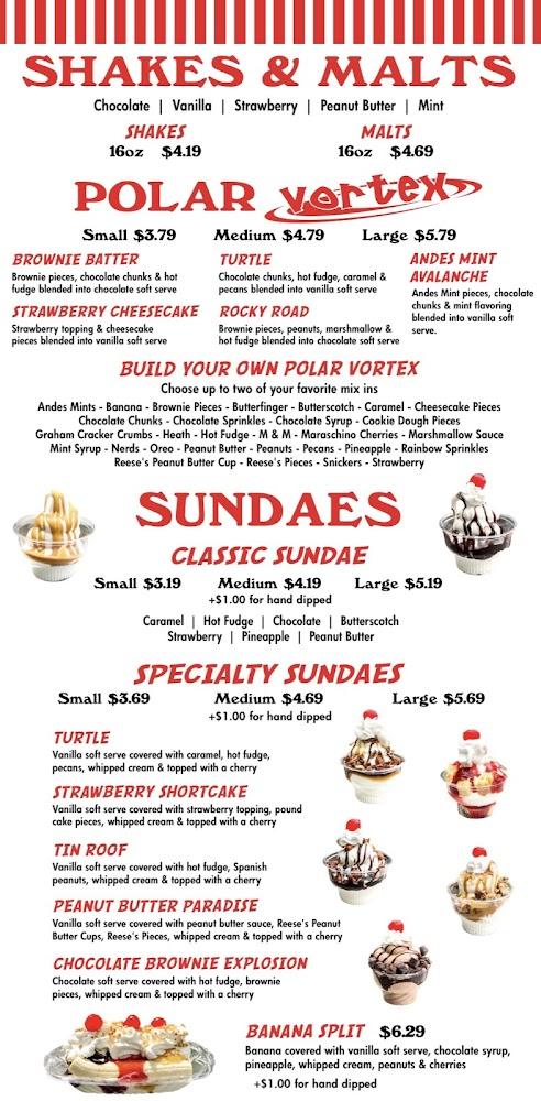 The Polar Parlor Pizza & Ice Cream Menu image 3